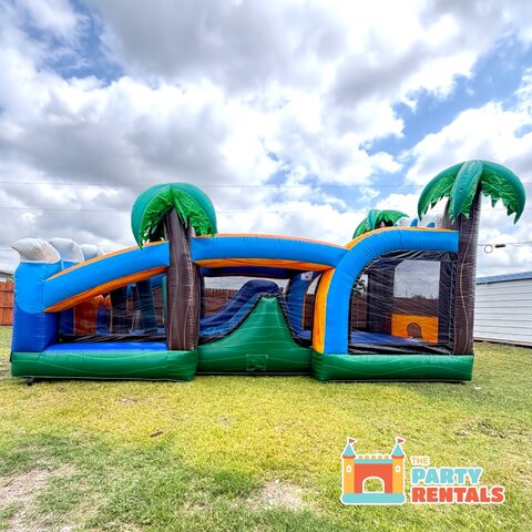 The 28' Tropical Obstacle Course 