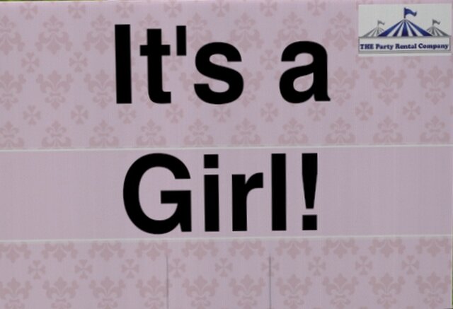 Lawn Sign - It's a Girl