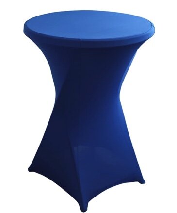 Royal Blue Spandex for Cocktail Table