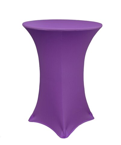 Purple Spandex Cover for Cocktail Table 