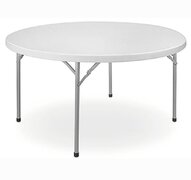  Round Table - seats 8 (5 foot diameter)