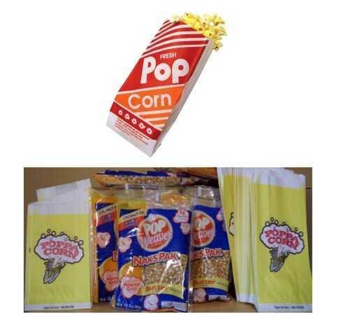 Popcorn Supply Packs - 50 servings
