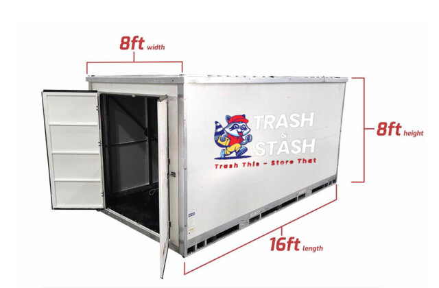 16' Double Door Container Rental