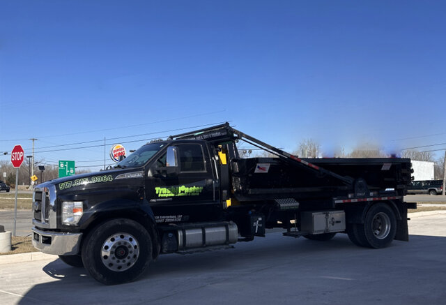 8 Yard Heavy Concrete Dumpster