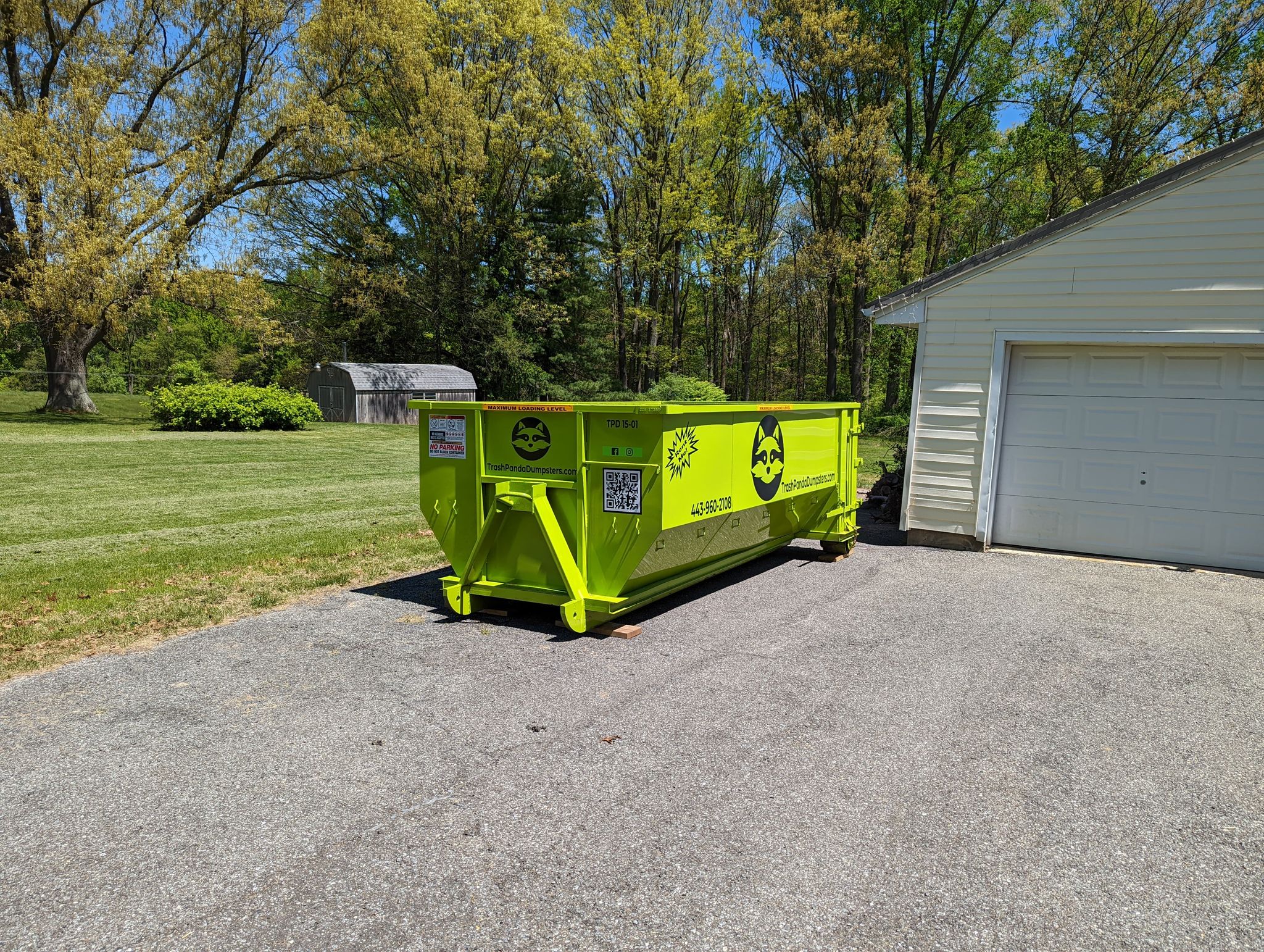 Dumpster Rental Abingdon MD - Trash Panda Dumpsters