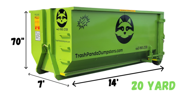 20 Yard Dumpster - Includes 2.0 Tons *No Heavy Construction Debris*
