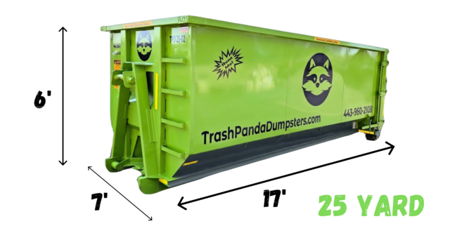 25 Yard Dumpster Includes 225 Tons No Heavy Construction Debris