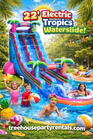 Electric Tropics 22' Waterslide