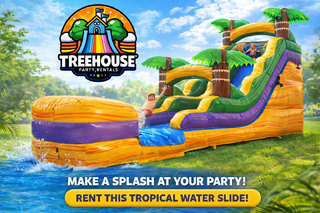 16' Tropical Yellow Waterslide