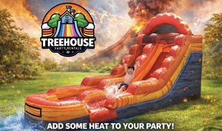 12' Fire Marble Waterslide