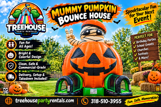 Mummy Pumpkin Bounce House