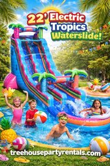 Electric Tropics 22' Waterslide
