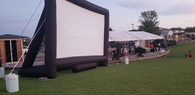 FLASH SALE GIANT 25ft Inflatable Movie Screen