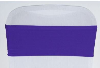 Dark purple stretch sash