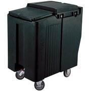 120 lbs. Rolling Insulated Ice Cooler (Black)