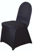 Black Spandex Chair Cover