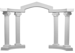 4 Tall Column with Arch