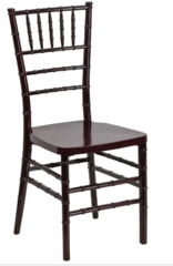 Mahogany chivari chair