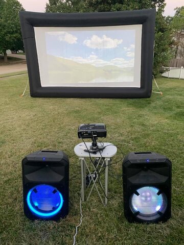 Movie Night Package Giant Screen (25ft) 
