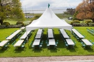 Bridgeport tent table and chair rentals