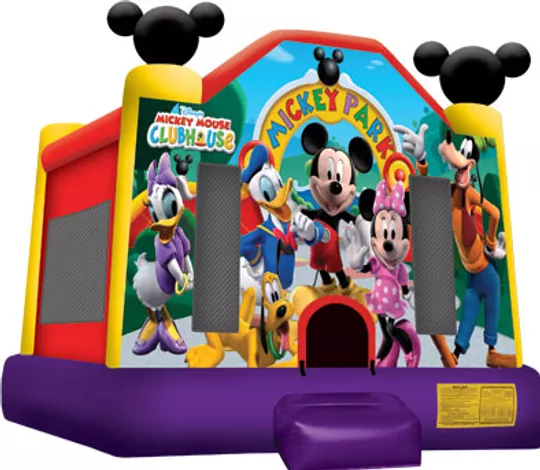 mickey mouse clubhouse bounce house rental
