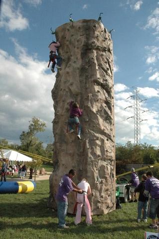 24 ft Four Person Rock Wall