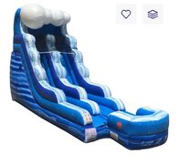 15ft Blue Wave Slide