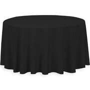 Round Table Linen With Umbrella Hole 108"