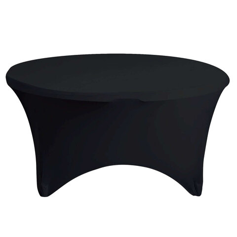 Round Black Table linen 60