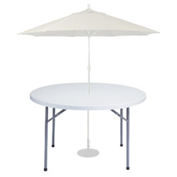 Round Table With Umbrella Hole 