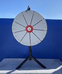 table-top prize-wheel dry erase