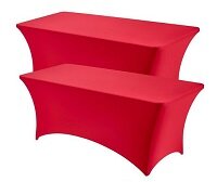 6-foot-folding-Table -red-spandex Tables for Parties folding