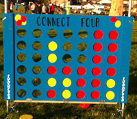 Giant Connect 4 Picnic Party Game