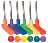 Additional Putters / Balls. either add to golf course rental or as a separate item