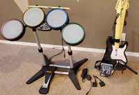 Additional game console c/w Monitor for Rock Band