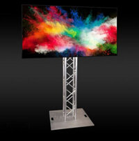  55 inch Monitor and Box Truss-Starting