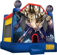 LARGE Bouncy Castle Star Avengers RESIDENTIAL