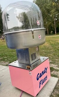 Cotton Candy Machine Including Cart Fun Food