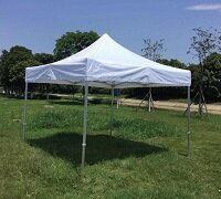 White Pop-up Tents / Canopies. 10' X 10' Must be anchored. Either Staked or Sand Bags. Can this be staked ? The rate includes SET UP & TAKE DOWN.The rate includes SET UP & TAKE DOWN, except when left over night, TENT must be lowered or folded up. Starting at . 