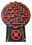 Maze Runner. Drive the wheel to turn the game to navigate the Maze. Has a timer so you can see who is the fastest to the finish. Starting at. . . 