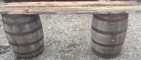 Wooden Barrel Bar 