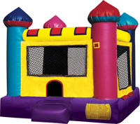 Mini Castle Bouncy RESIDENTIAL - Inflatables must be supervised by a responsible adult at all times during use