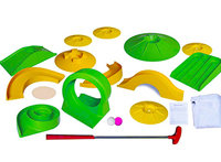 Mini Golf Prop Set for 18 holes. c/w 20 putters, Hole Flags, Balls, Props, Pencils and scorecards. Starting at. . . 