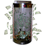 Cyclone Money Tunnel-Cash Cube-Money Machine 