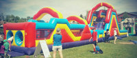 Monster Obstacle Course 2 Pcs. with Slide. Inflatables must be supervised by a responsible adult at all times during use. Starting at . . .