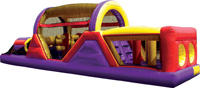 40 foot Obstacle Course NON RESIDENTIAL - Inflatables must be supervised by a responsible adult at all times during use
