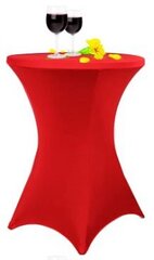 Cocktail Table with  Red Spandex