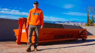 7 Cubic Yard Concrete and Dirt Dumpster