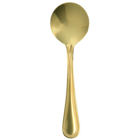 Gold soup spoon 6 1/4