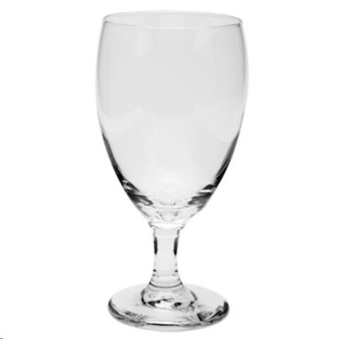 Clear Oliver Glass Water Goblets 16oz